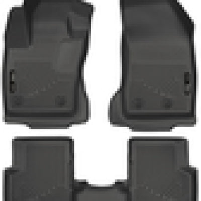 Husky Liners 2015 Jeep Renegade Weatherbeater Black Front and Second Row Floor Liners