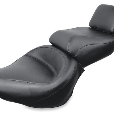 Mustang 84-99 Yamaha Virago 700, Virago 750 84-99 Wide Touring 1PC Seat - Black