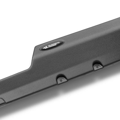 Rugged Ridge 07-18 Jeep Wrangler (JKU) Rocker Pnl/Sill Plate Cvr 4dr. Rocker Guard Pair - Tex. Blk