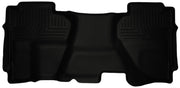 Husky Liners 07-13 Chevrolet Silverado 1500 Ext Cab WeatherBeater Black 2nd Seat Floor Liners