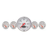 Autometer Arctic White 3-3/8in Electric Speedometer with Wheel Odometer/ 2-1/16in Oil Pressure