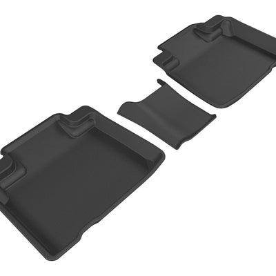 3D MAXpider 2015-2020 Ford Edge Kagu 2nd Row Floormats - Black