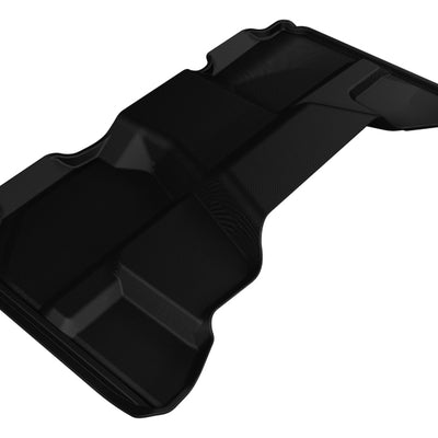 3D MAXpider 2007-2013 Chevrolet/GMC Silverado Extended Cab Kagu 2nd Row Floormats - Black