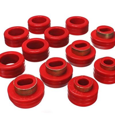 Energy Suspension 83-04 GM S-10/S-15 PU 2WD/4WD Red Body (Cab) Mount Set