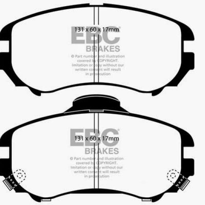 EBC 07-08 Hyundai Elantra 2.0 Greenstuff Front Brake Pads