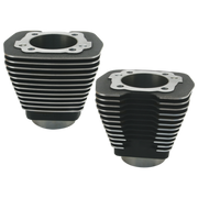 S&S Cycle 84-99 BT w/ 96in Engines w/ Stock Heads 3-5/8in Bore Cylinders - Wrinkle Black
