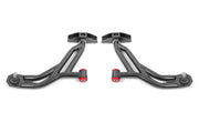 BMR 10-14 Ford Mustang / Shelby GT500 Non-Adj. Lower A-Arms (Poly/Delrin) - Black Hammertone