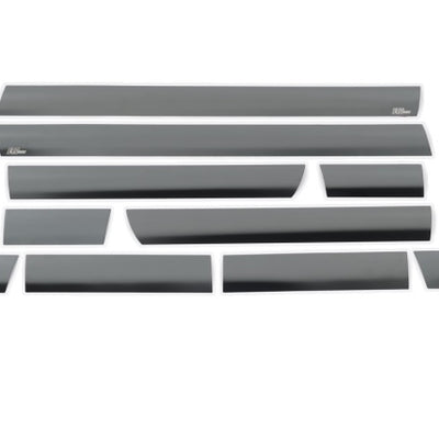 Putco 15-19 Chevy Silverado HD - Double Cab - 6.5in Bed (10pcs) Black Platinum Rocker Panels