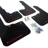 Rally Armor 13-16 Dodge Dart Black UR Mud Flap w/ Red Logo