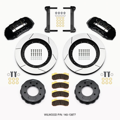 Wilwood TX6R Front Kit 16.00in Black 1999-2010 GM H2 Truck/SUV 2500