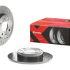 Brembo 13-16 Dodge Dart Rear Premium Xtra Cross Drilled UV Coated Rotor