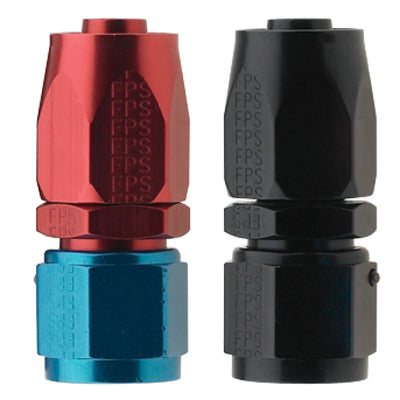 Fragola -4AN Straight Pro-Flow Hose End - Black