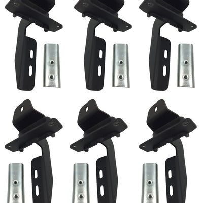 Go Rhino 18-20 Jeep Wrangler JLU Brackets for OE Xtreme Cab Length SideSteps