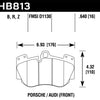 Hawk 13-15 Audi RS5 Performance Ceramic Street Front Brake Pads