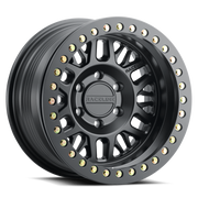 Raceline RT951B Ryno 17x9in / 6x135 BP / -12mm Offset / 87.1mm Bore - Satin Black Beadlock Wheel