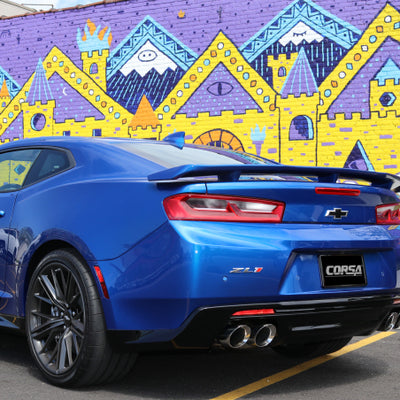 Corsa 2017-2024 Chevrolet Camaro SS 6.2L V8 2.75in Black Xtreme Axle-Back Exhaust