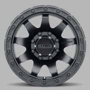 Method MR317 20x9 +18mm Offset 8x6.5 130.81mm CB Matte Black Wheel