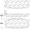 StopTech Street Touring 01-05 Miata w/ Sport Suspension Rear Brake Pads D891