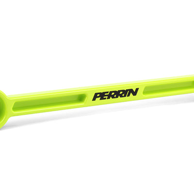 Perrin 93-22 Impreza/02-22 WRX/04-21 STI/13-20 & 2022 BRZ/2022 GR86 Battery Tie Down - Neon Yellow