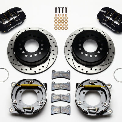 Wilwood Dynapro Low-Profile 11.00in P-Brake Kit Drilled Ford 8.8 w/2.50in Offset-5 Lug