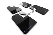 Rally Armor 21-25 Ford Bronco (Steel Bmpr - NO Rptr/Sprt - NO RR/RB) Blk Mud Flap w/Area Blue Logo