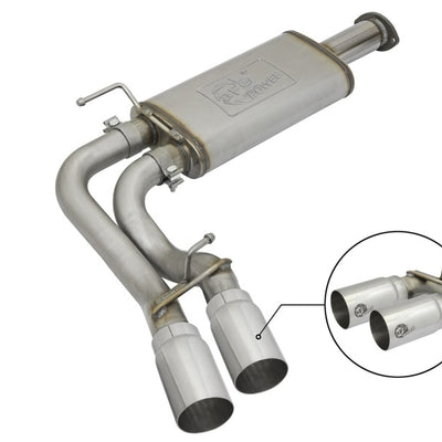 aFe Rebel Exhausts Cat-Back SS w/Polished Tip 16 Toyota Tacoma V6-3.5L