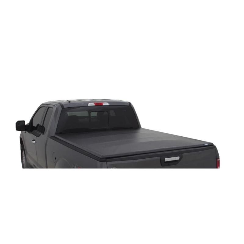 Lund 05-17 Nissan Frontier (5ft. Bed w/o Utility Track) Genesis Tri-Fold Tonneau Cover - Black