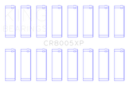 King Engine Bearings Ford/Mercury 5.8L (Size STD) Performance Rod Bearings