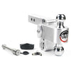 Weigh Safe 180 Hitch 4in Drop Hitch & 2in Shank (10K/12.5K GTWR) w/WS05 - Aluminum
