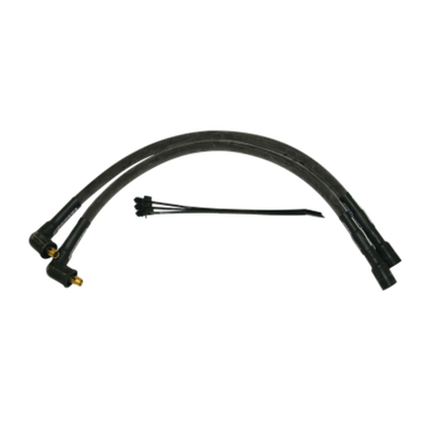 Moroso 97-98 Harley-Davidson FLT/FLHT/FLHR/FLTR Sleeved Ultra 40 Wire Set - Black