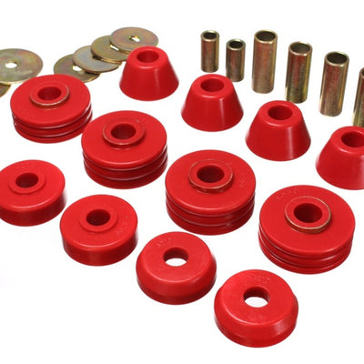 Energy Suspension Gm Cab Mount Set - Red
