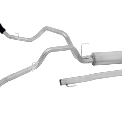 Gibson 15-20 Ford F-150 2.7/3.5/5.0L 3in/2.5in Cat-Back Dual Extreme Exhaust Stainless - Black Elite