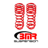 BMR 05-14 S197 Mustang GT/GT500 Rear Handling Version Lowering Springs - Red