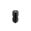 McGard Wheel Lock Nut Set - 4pk. (Cone Seat) M14X1.5 / 21mm & 22mm Dual Hex / 1.639in. L - Black