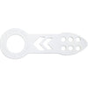 NRG Universal Front Tow Hook - White Powder Coat