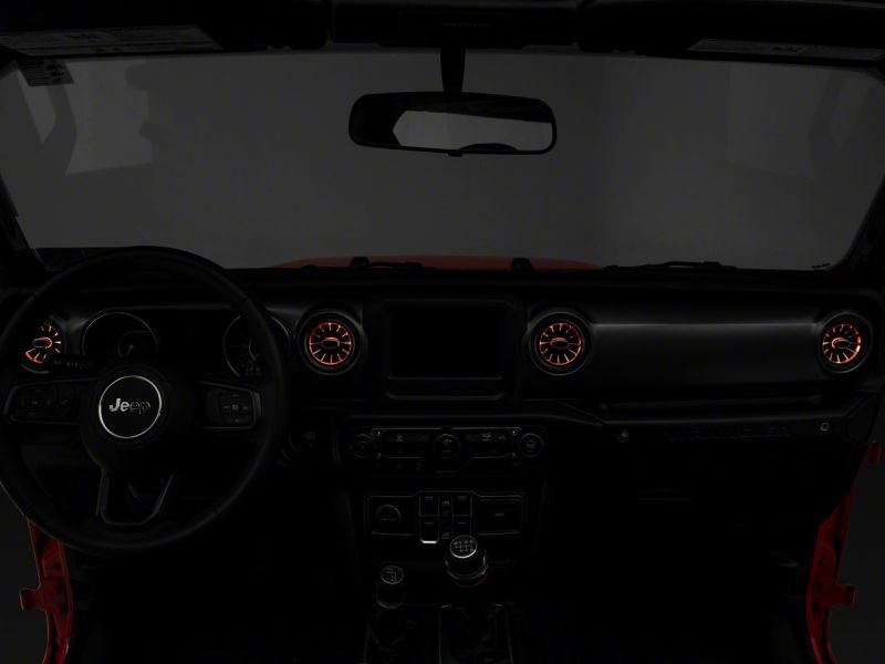 Raxiom 18-23 Jeep Wrangler JL LED Ambient Vent Lighting Kit