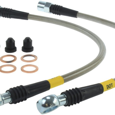 StopTech 02-03 Audi S6 Rear Stainless Steel Brake Line Kit