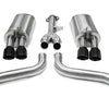 Corsa 1986-1991 Chevrolet Corvette C4 5.7L V8 L98 Black Sport Cat-Back Exhaust