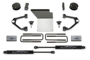 Fabtech 14-18 GM K1500 w/OE Alum. UCA 4in Budget UCA System w/Rear Stealth Shocks