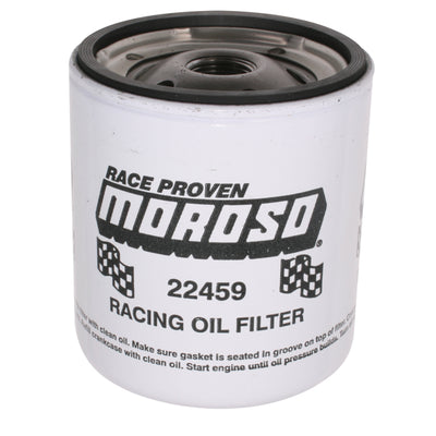 Moroso Chevrolet 13/16in Thread 4-9/32in Tall Oil Filter - Racing