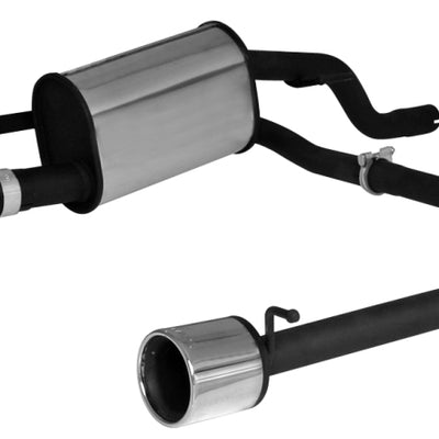 Remus 2006 Opel Corsa D w/Original Rear Skirt 1.4L (Z14Xep) Axle Back Exhaust
