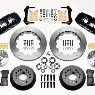 Wilwood AERO6 Front Hub Kit 14.00 67-69 Camaro 64-72 Nova Chevelle