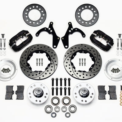 Wilwood Forged Dynalite Front Kit 11.00in Drilled 55-57 Chevy
