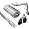 Corsa 2010-2013 Chevrolet Silverado Crew Cab/Short Bed 1500 4.8L V8 Black Sport Cat-Back Exhaust