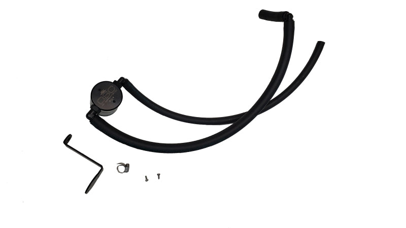 J&L 22-25 Hyundai Elantra N 2.0L Oil Separator 3.0 Passenger Side - Black Anodized