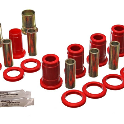 Energy Suspension 59-64 Bel Air/Impala / 64 El Camino (w/ Single U/A) Red Rear C/A Bushing Set