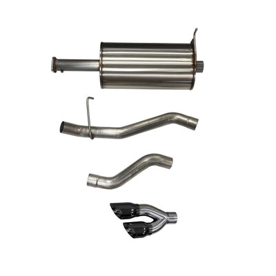 Corsa 2019-24 Ram 1500 5.7L Crew Cab w/57in or 76in Bed Cat-Back Single Side Exit 4in Black Dual Tip