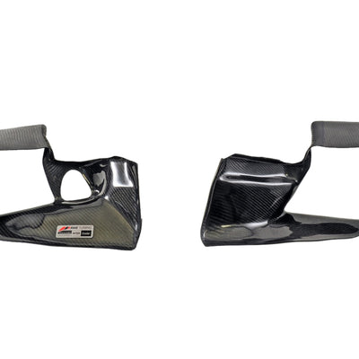 AWE Tuning Audi 2.7T Intercooler Carbon Fiber Shrouds - Shrouds Only Set of Two