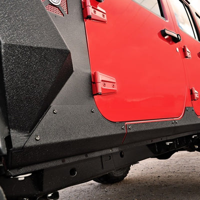Rugged Ridge Steel Body Armor Cladding 07-18 Jeep Wrangler JKU