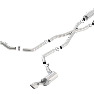 Borla 2015 Jeep Grand Cherokee SRT8 S-Type Dual Round Rolled Exit Catback Exhaust